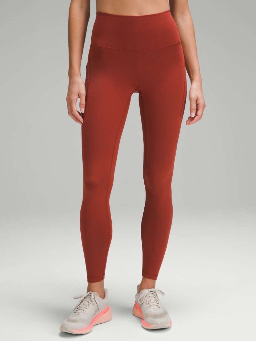 Lululemon Wunder Train High-Rise Tight with Pockets 25" | Size 4 | Terra Orange